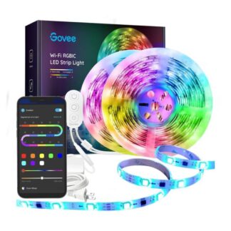 CABLE DE LUCES GOVEE WIFI RGB LED STRIP LIGHTS 5 MTS. X 2 ROLLOS - H6110