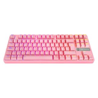 TECLADO GAMING RGB EAGLE WARRIOR KGY282U0001C TKL MECÁNICO ALÁMBRICO ESPAÑOL ROSADO