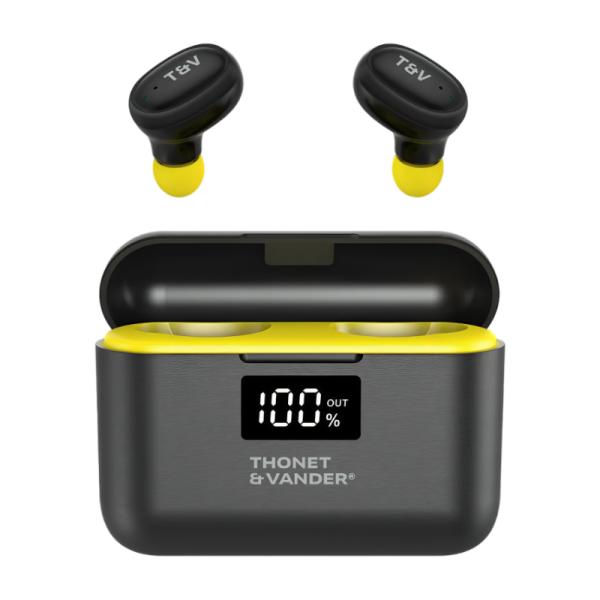AUDÍFONO THONET & VANDER BOHNE TOPP INALÁMBRICO BLUETOOTH NEGRO