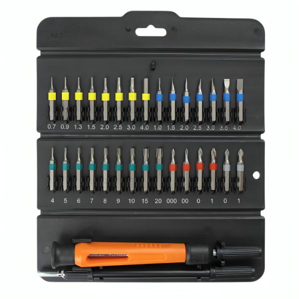 SET DE DESTORNILLADORES DE PRECISIÓN SPROTEK STD-6219 32 PIEZAS