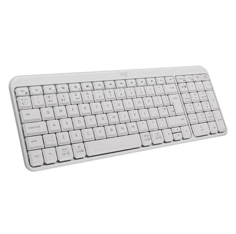 TECLADO LOGITECH K250 COMPACT MEMBRANA INALÁMBRICO BLUETOOTH ESPAÑOL BLANCO - Image 2