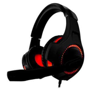 HEADSET GAMER EAGLE WARRIOR ECHO USB + 3.5MM CON MICRÓFONO NEGRO