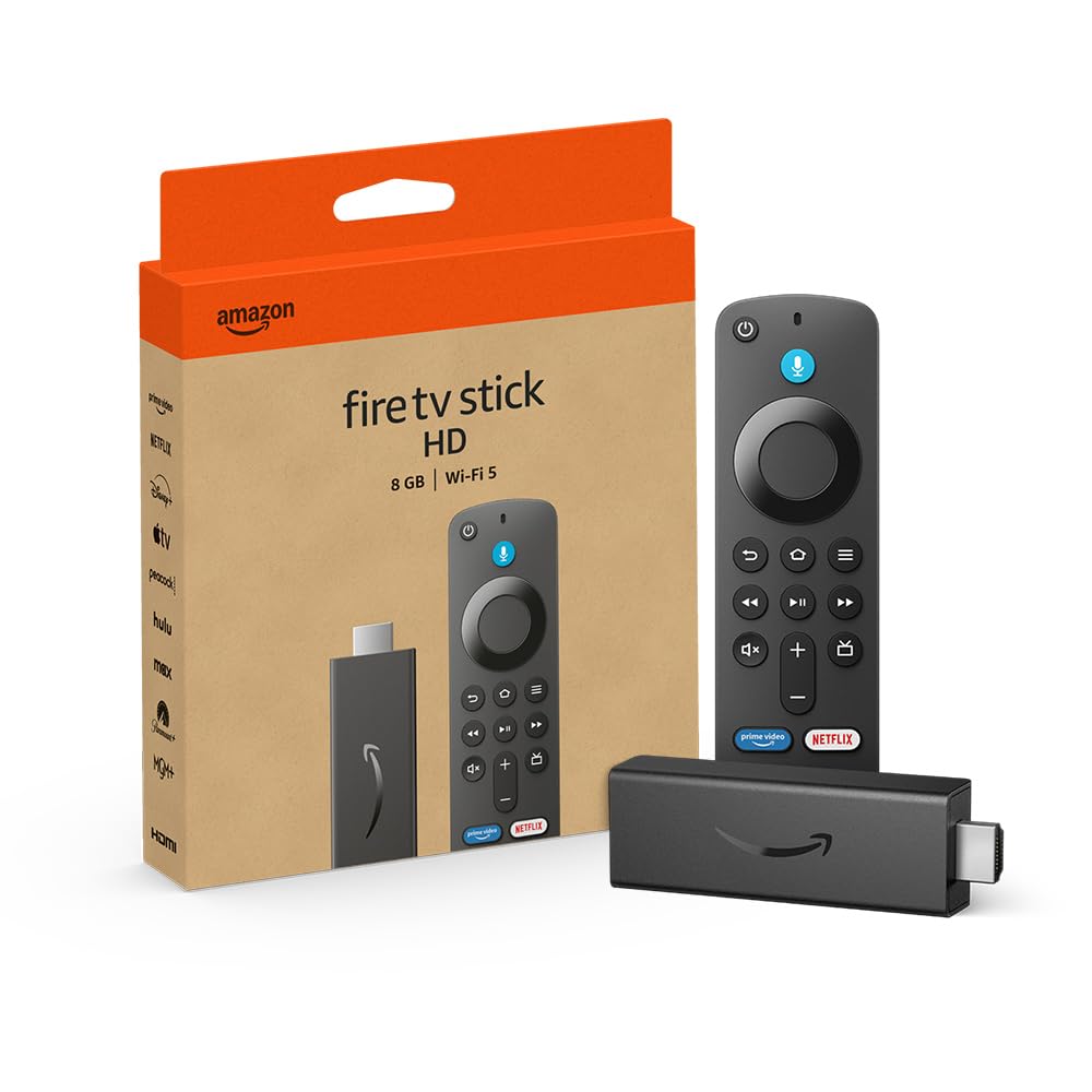 AMAZON FIRE TV STICK HD 2024 3RA GEN TV EN VIVO GRATUITA CON ALEXA (AMZ-B0CQMRKRV5-B)
