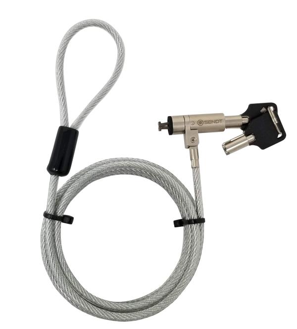 CANDADO DE SEGURIDAD UNNO TEKNO PARA PORTÁTIL LLAVE NANO-SLOT KL6016SV