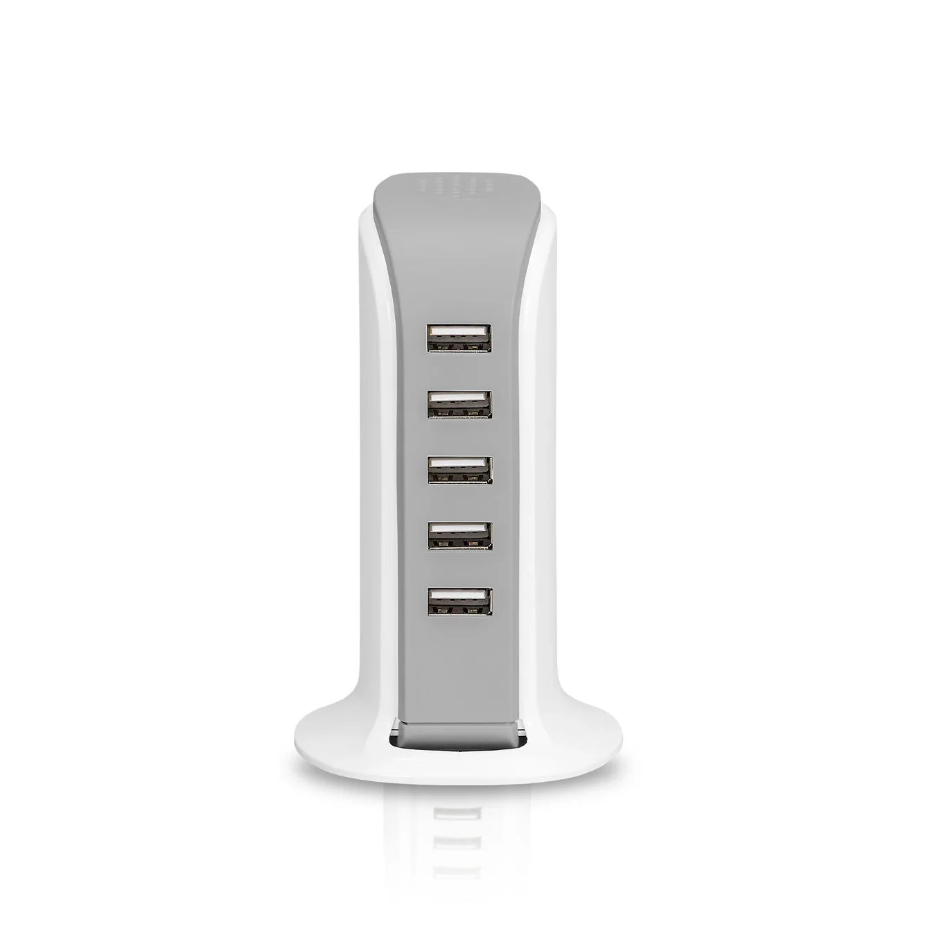 ESTACIÓN DE CARGA ARGOM 5 PUERTOS USB 6A 110/220V ARG-AC-0119WT - Image 2