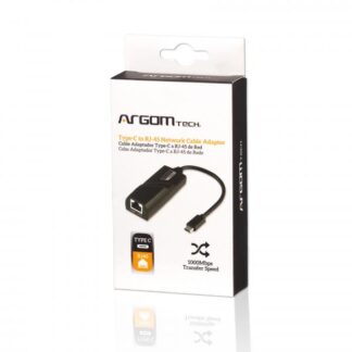 ADAPTADOR ARGOM TYPE-C A RJ45 6" ARG-CB-0062