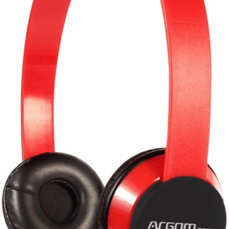 HEADSET GAMER ARGOM ARG-HS-2495BR CON MICRÓFONO USB NEGRO/ROJO