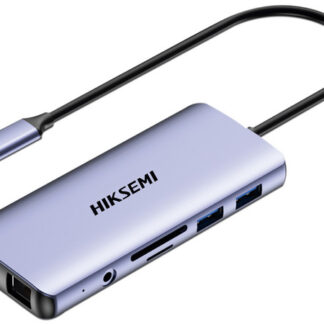 HUB HIKSEMI HS-HUB-DS11 11 EN 1 USB-C PD / HDMI / VGA / MICRO SD / TF / USB-A / AUDIO / RJ45