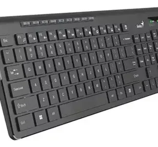 TECLADO INALÁMBRICO GENIUS SLIMSTAR KB-7230 MEMBRANA ESPAÑOL NEGRO