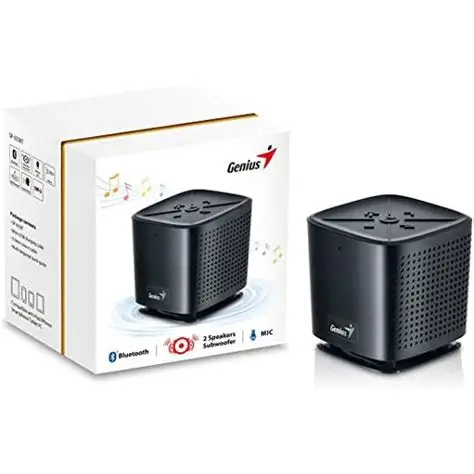 PARLANTES GENIUS BLUETOOTH SP-925BT NEGRO