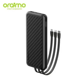POWER BANK ORAIMO SLICE LINK PRO 10000mAh CON 3 CABLES INCORPORADOS  GRIS