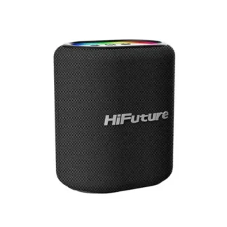 PARLANTE RGB HIFUTURE VOCALIST 100 25W BLUETOOTH CON MICRÓFONO INALÁMBRICO NEGRO