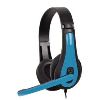 HEADSET UNNO TEKNO ACE 7 CON MICRÓFONO AZUL
