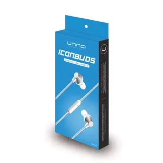 AURICULARES BLUETOOTH UNNO TEKNO ICONBUDS HS7102SV CON MICRÓFONO BLANCO