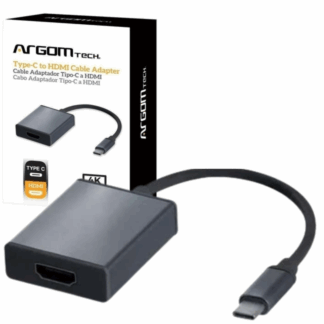 CABLE ARGOM TYPE-C A DISPLAYPORT 1.8M NEGRO ARG-CB-0061