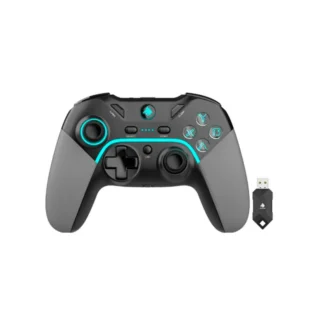 GAME PAD EAGLE WARRIOR FG02A COMPATIBLE CON SWITCH / ANDROID / PS3 / PC INALÁMBRICO 2.4G CON XINPUT NEGRO