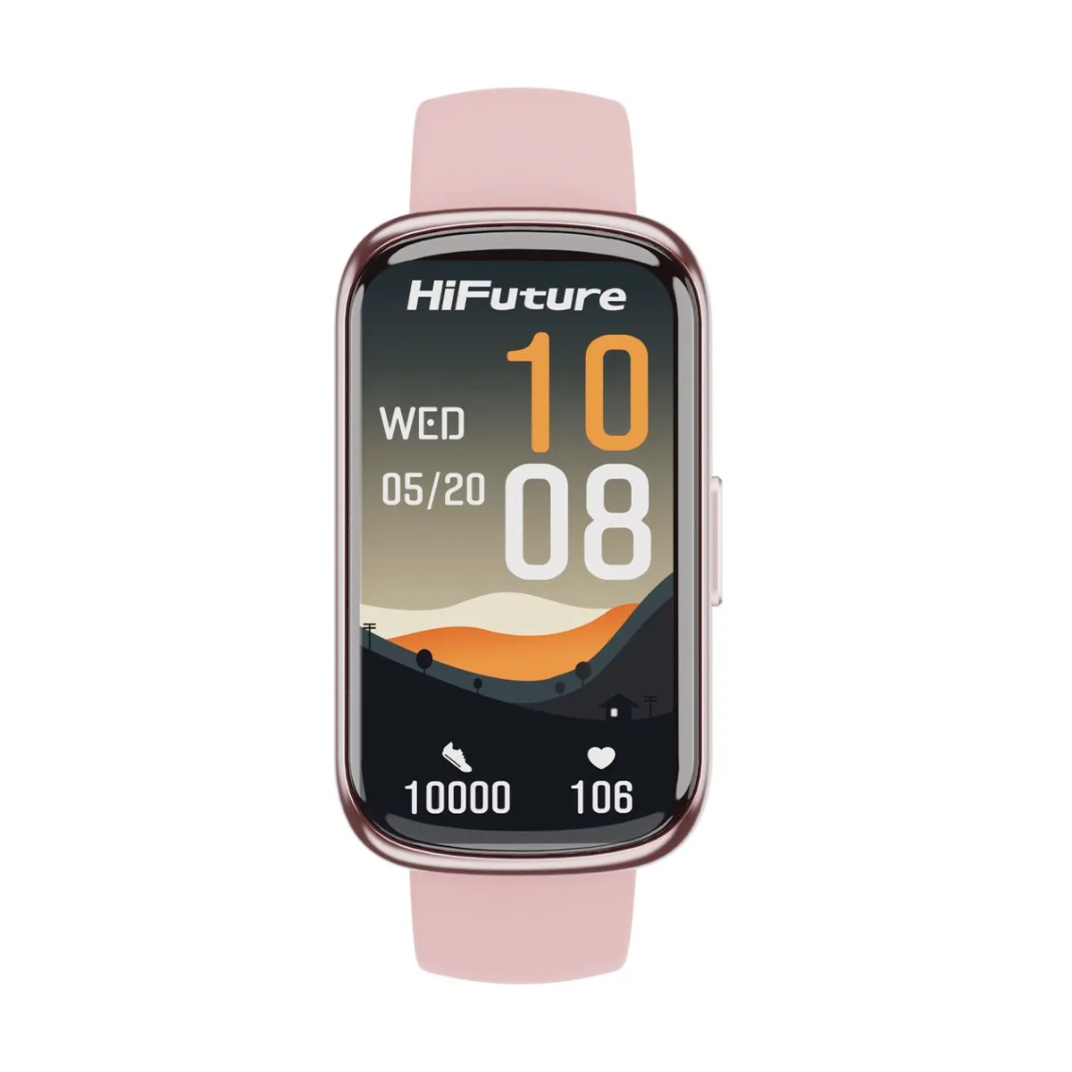 SMART WATCH HIFUTURE EVO2 / BANDA DE 16MM ROSADO - Image 2