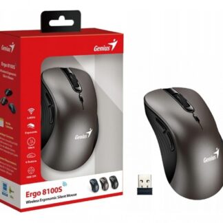 MOUSE INALÁMBRICO GENIUS RS2 ERGO 8100S CHAMPAGNE 1200 DPI CON RECEPTOR USB