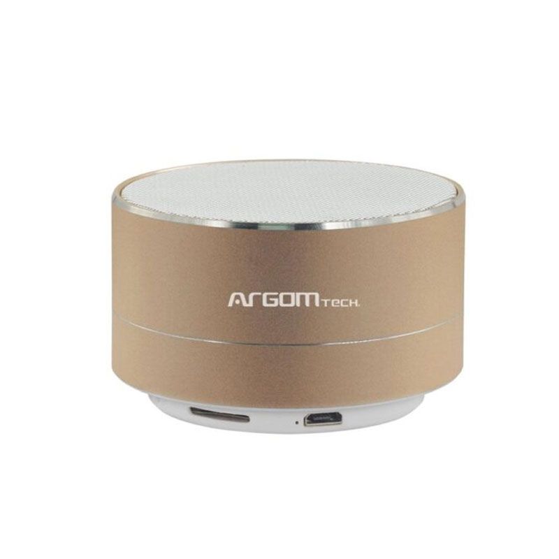PARLANTE INALÁMBRICO ARGOM CYCLONE BT DORADO ARG-SP-2803GD